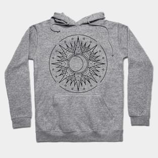 april 8 2024 solar eclipse, path of totality, eclipse awesome Hoodie